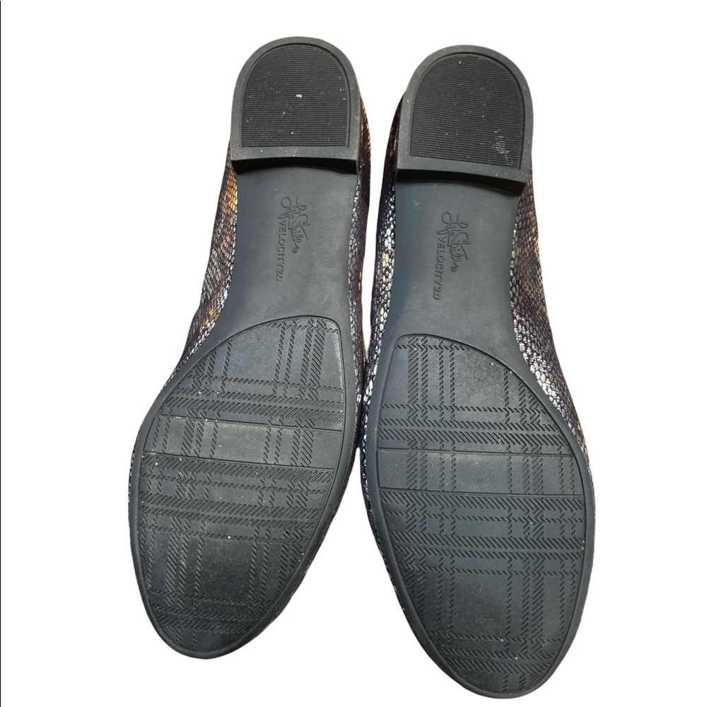 Life Stride Black Python Print Flat - image 8